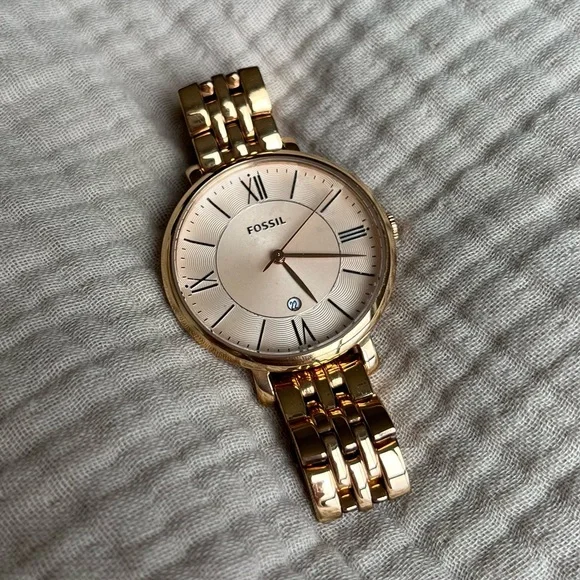 Fossil jacqueline cheap rose gold